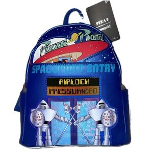 Loungefly Disney Pixar Toy Story Pizza Planet Mini Backpack NWT